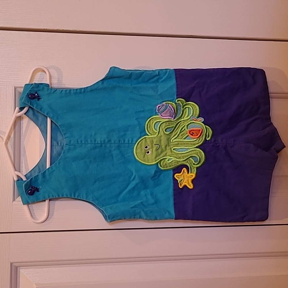 Austin & Ashley boutique octopus overalls 3t